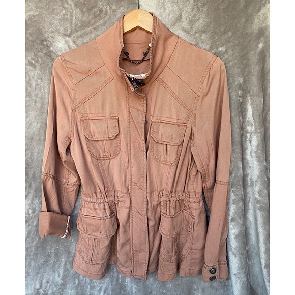 🎉ANORAK Surplus Jacket - EVEREVE, Light Mauve/Darker Blush, Size LG - Picture 1 of 6